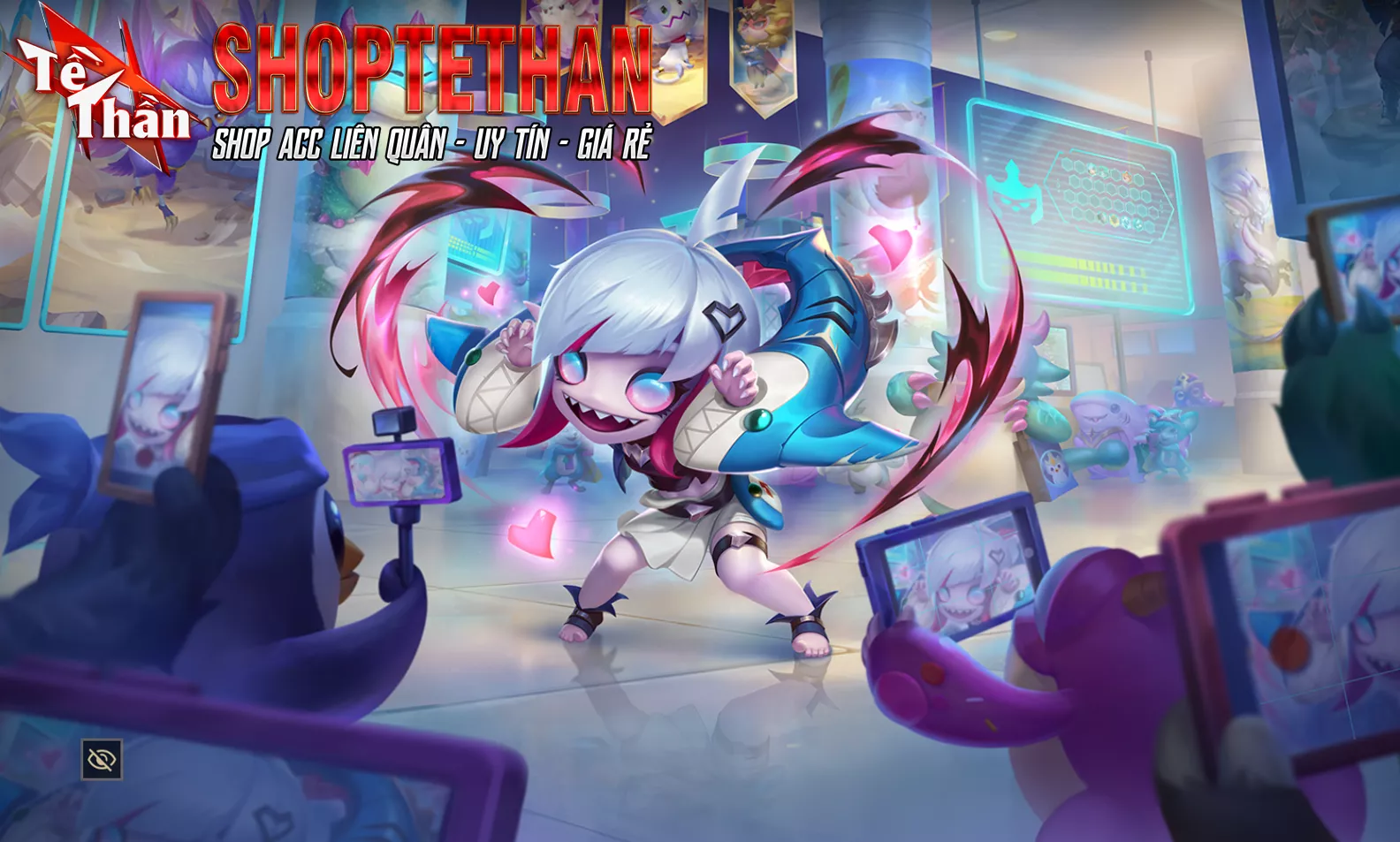 ACC CLONE TFT: Briar Cosplay Shark Tí Nị, mail ảo chưa xác minh, unrank lv1